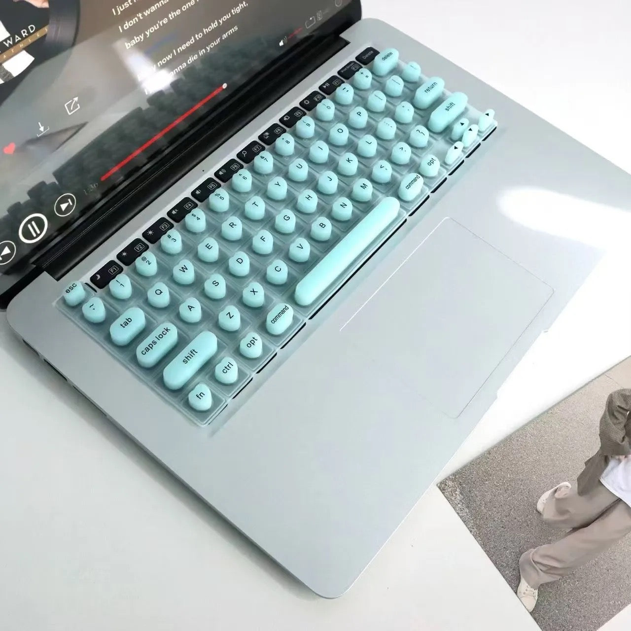 Nail art keyboard film (essential for long nails)compatible with mac